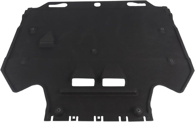 MISIOEK Radiator Support Cover Splash Guards w/Clips Compatible with 2011-2018 Audi A6 A7,Replace 4G0863821B - Image 3